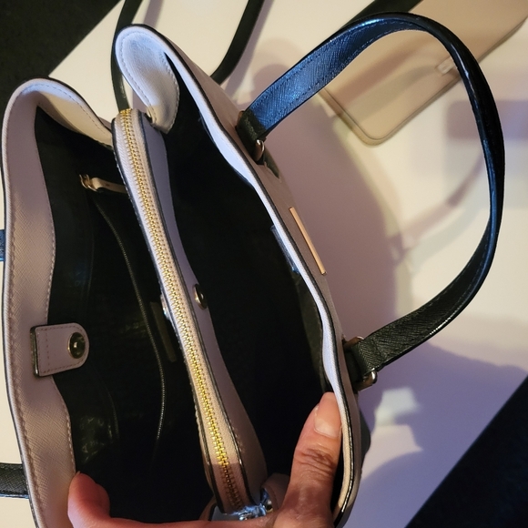 Kate Spade Laurel Two Tone Handbag & Wallet Set EUC. Career Neutral Work Jet Set - Picture 2 of 13